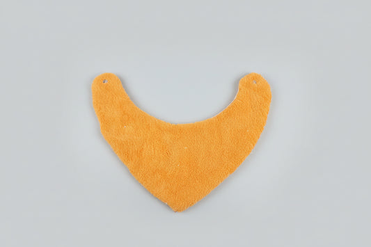 Bavoir Bandana Bébé "Petit Soleil" – Éponge de Bambou Ultra Douce, Fait Main, Ajustable 0-18 Mois